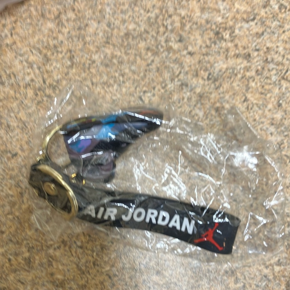 Jordan Black Keychainjordan shoe and keychain